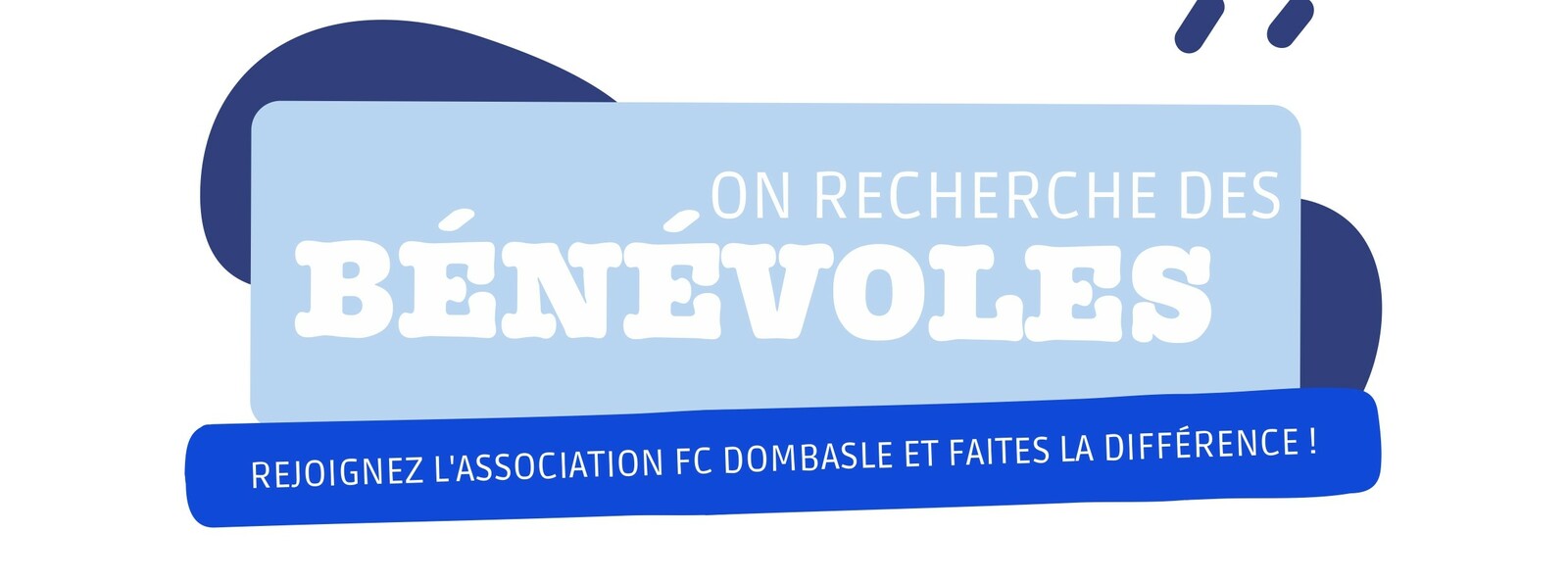 Apportez vos compétences au FC Dombasle