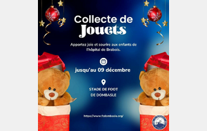 Collecte de jouets neufs pour l'hôpital de Brabois