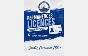 Permanences Licences 2026/2027