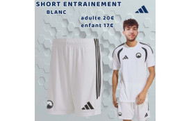 Short Enfant Tiro 26 blanc