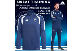 Sweat training modèle adulte