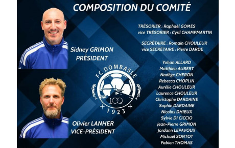 Composition du nouveau Comité du FCD ! 💙