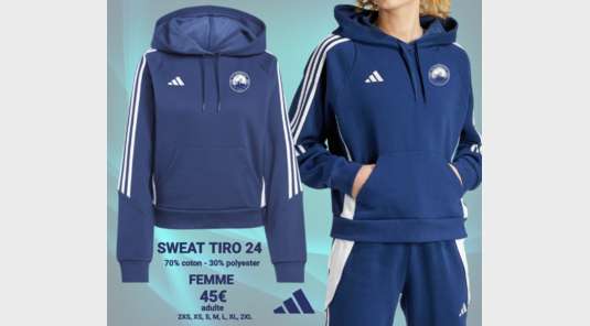 Sweat Adidas Tiro 24 modèle Femme