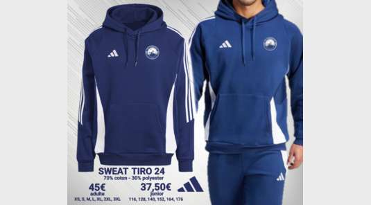 Sweat Adidas Tiro 24 modèle Homme